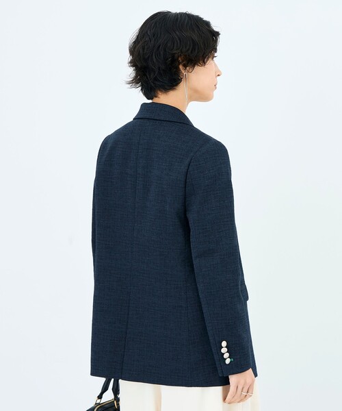 NOLLEY’S（ノーリーズ）の「スラブダブルジャケット（テーラードジャケット・レディース・ネイビー・38）」の15枚目の写真