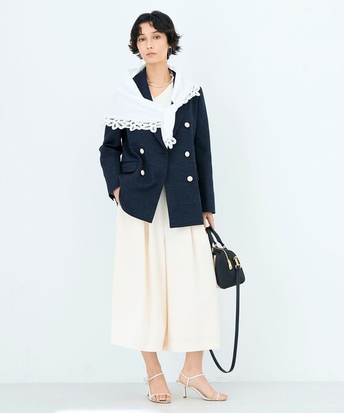 NOLLEY’S（ノーリーズ）の「スラブダブルジャケット（テーラードジャケット・レディース・ネイビー・38）」の21枚目の写真