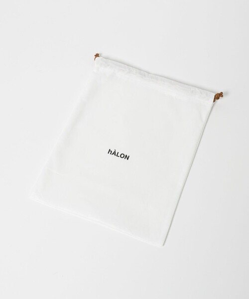 hALON(雑貨)（アーロン）の「＜hALON＞レザー 巾着バッグ（ショルダーバッグ・メンズ・ブラック・FREE）」の15枚目の写真