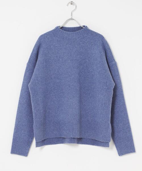 URBAN RESEARCH DOORS（アーバンリサーチドアーズ）の「ハイネックサイドスリットニット（ニット/セーター・レディース・グリーン系その他/チャコールグレー/ブルー/オフホワイト・FREE）」の19枚目の写真