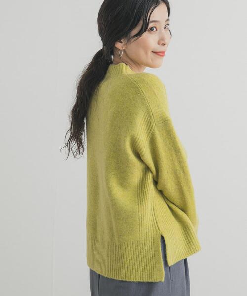 green label relaxing ハイネック スリット ニット UNITED ARROWS green label relaxing - green label relaxing