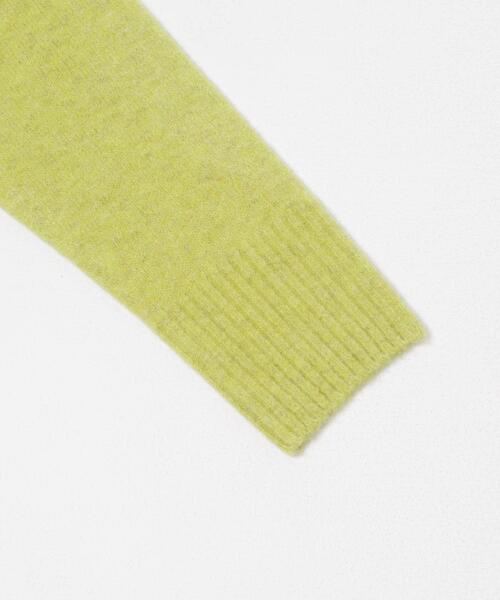 URBAN RESEARCH DOORS（アーバンリサーチドアーズ）の「ハイネックサイドスリットニット｜冬服/暖かい/軽量/体型カバー（ニット/セーター・レディース・グリーン系その他/チャコールグレー/ブルー/オフホワイト・FREE）」の17枚目の写真