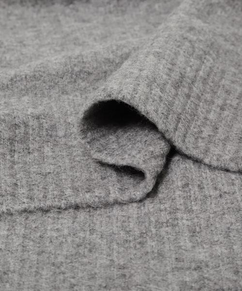 URBAN RESEARCH DOORS（アーバンリサーチドアーズ）の「ハイネックサイドスリットニット｜冬服/暖かい/軽量/体型カバー（ニット/セーター・レディース・グリーン系その他/チャコールグレー/ブルー/オフホワイト・FREE）」の12枚目の写真
