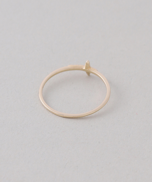 クロスダイヤリング K10（リング）｜Lilas（リラ）のファッション通販