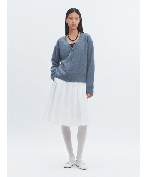 HAVELESS(ハブレス)の「BANETT CASHMERE BLEND CARDIGAN GREY(カーディガン/ボレロ・レディース・その他・FREE)」の2枚目の写真