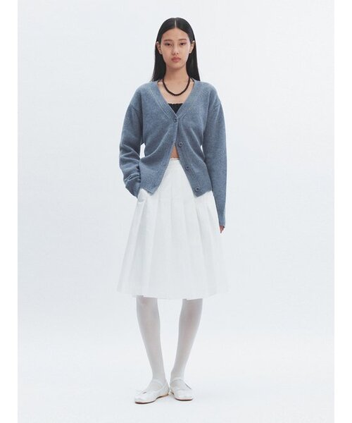 HAVELESS(ハブレス)の「BANETT CASHMERE BLEND CARDIGAN GREY(カーディガン/ボレロ・レディース・その他・FREE)」の3枚目の写真