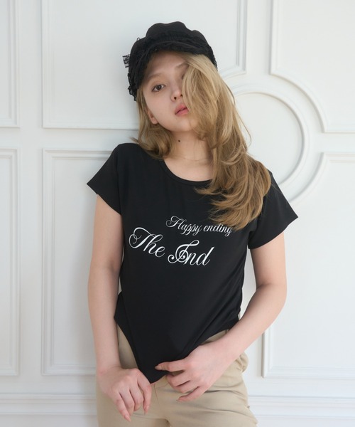 Smyeon(スミョン)の「Compact Logo Tee/コンパクトロゴTシャツ(Tシャツ/カットソー・レディース・イエロー/ブラック/ホワイト・FREE)」の17枚目の写真