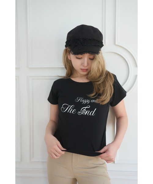 Smyeon(スミョン)の「Compact Logo Tee/コンパクトロゴTシャツ(Tシャツ/カットソー・レディース・イエロー/ブラック/ホワイト・FREE)」の19枚目の写真