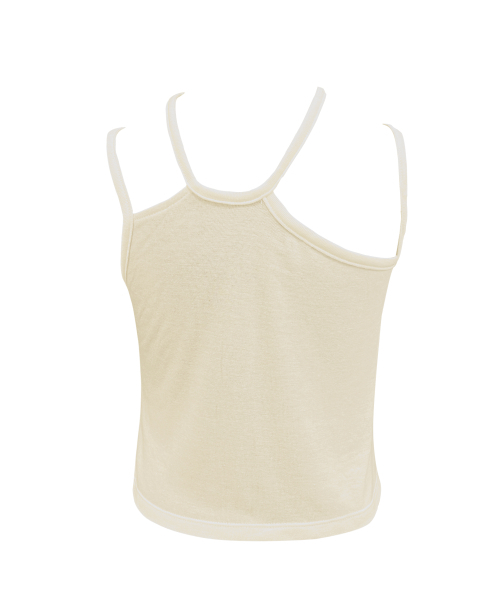 SETSETSET（セットセットセット）の「SLEEVELESS CROP TOP BEIGE（Tシャツ/カットソー・レディース・その他・ONE SIZE）」の2枚目の写真