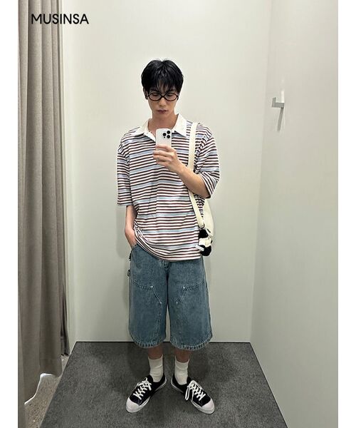 GAMMA GALLERY（ガンマギャラリー）の「ダブルニー カーペンター デニムショートパンツ [ライトブルー]（その他パンツ・メンズ・その他・S）」の19枚目の写真