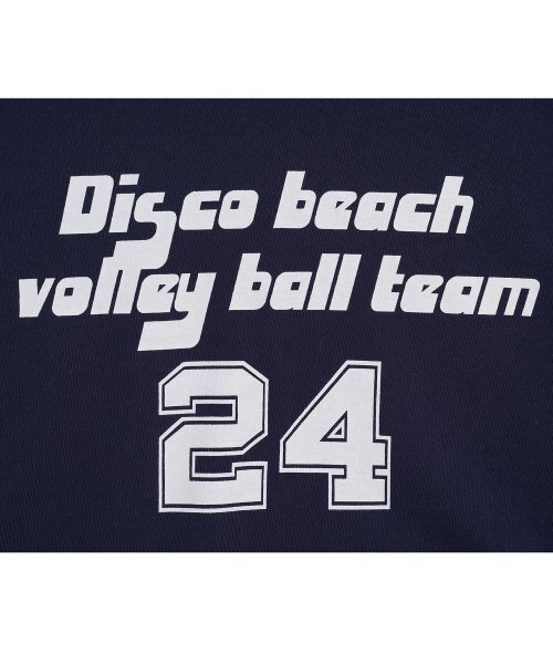 HIGH SCHOOL DISCO(ハイスクールディスコ)の「ディスコビーチバレーボールチームクロップTシャツ_ネイビー(Tシャツ/カットソー・レディース・その他・FREE)」の4枚目の写真