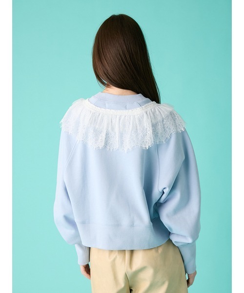 FURFUR（ファーファー）の「リメイクデザインフリルスウェット（スウェット・レディース・グレー/サックスブルー/ネイビー・F）」の9枚目の写真