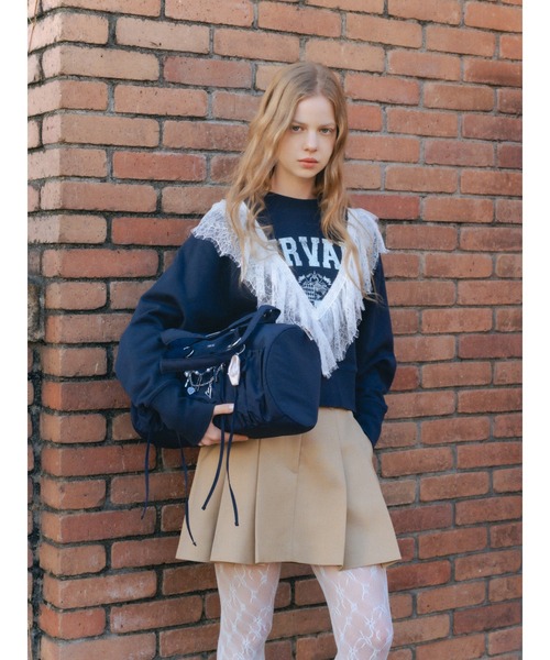 FURFUR（ファーファー）の「リメイクデザインフリルスウェット（スウェット・レディース・グレー/サックスブルー/ネイビー・F）」の4枚目の写真