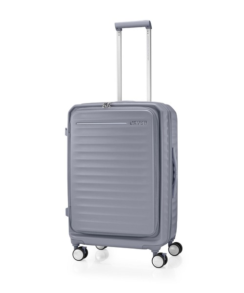 AMERICAN TOURISTER(アメリカンツーリスター)の「アメリカンツーリスター FRONTEC スピナー68/25エキスパンダーTSA OS V2 クールグレー(スーツケース/キャリーバッグ・メンズ・グレー・M)」の1枚目の写真