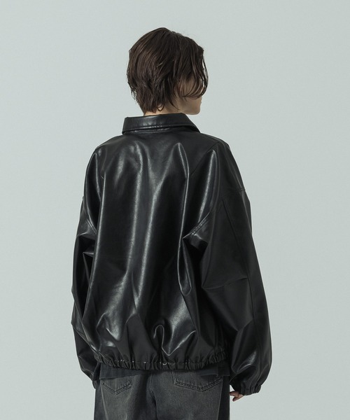 SLICK（スリック）の「【SLICK/スリック】Synthetic Leather Zip Short