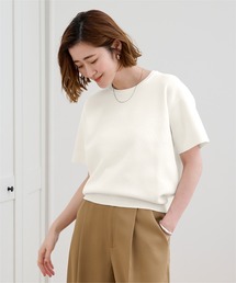 【選べる裾デザイン】ハーフスリーブニット