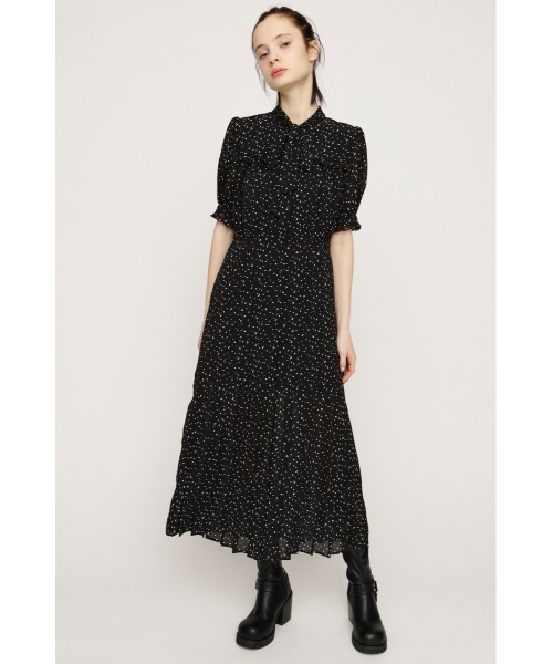 2026SS新作】TINY DOTS TIE PLEATS L/OP タイニードットタイプリーツ