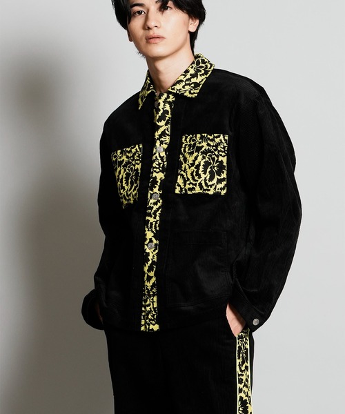 moyan ecri(モヤン エクリ)の「<moyan ecri>コーデュロイワークジャケットCORDUROY WORK JACKET(カバーオール・メンズ・ブラウン系その他/グリーン系その他/ブラック系その他・L/M)」の2枚目の写真