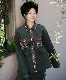 moyan ecri（モヤン エクリ）の「<moyan ecri>コーデュロイワークジャケットCORDUROY WORK JACKET（カバーオール）」