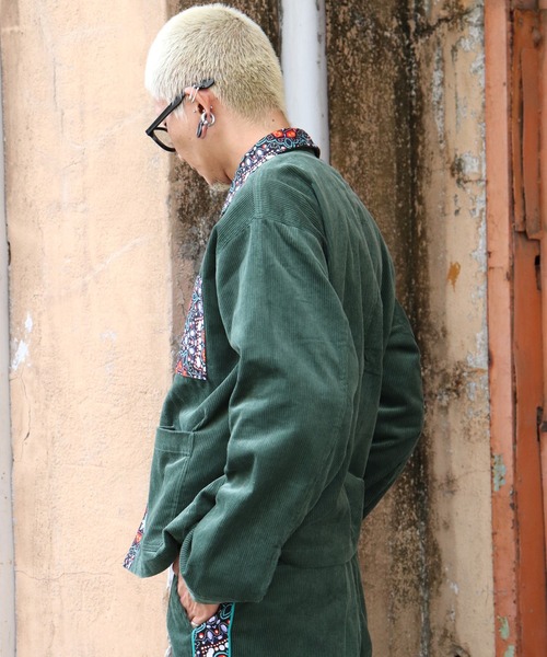 moyan ecri(モヤン エクリ)の「<moyan ecri>コーデュロイワークジャケットCORDUROY WORK JACKET(カバーオール・メンズ・ブラウン系その他/グリーン系その他/ブラック系その他・L/M)」の8枚目の写真