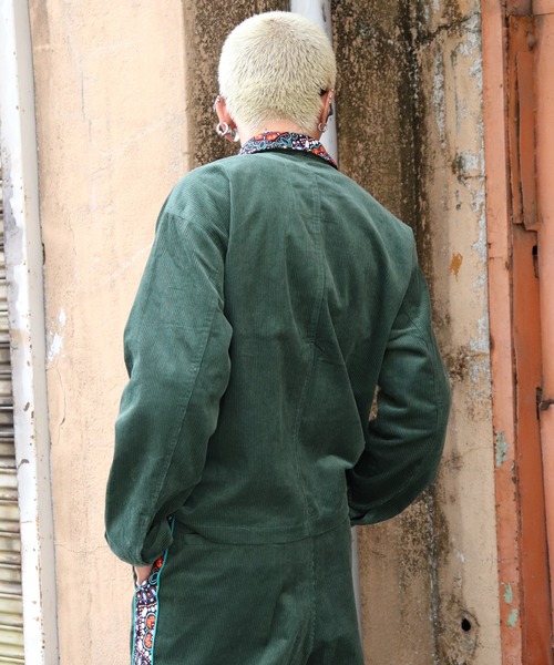 moyan ecri(モヤン エクリ)の「<moyan ecri>コーデュロイワークジャケットCORDUROY WORK JACKET(カバーオール・メンズ・ブラウン系その他/グリーン系その他/ブラック系その他・L/M)」の9枚目の写真