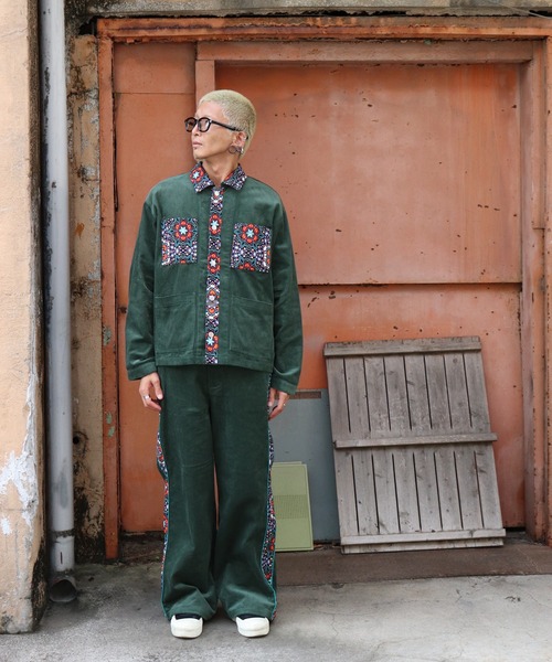 moyan ecri(モヤン エクリ)の「<moyan ecri>コーデュロイワークジャケットCORDUROY WORK JACKET(カバーオール・メンズ・ブラウン系その他/グリーン系その他/ブラック系その他・L/M)」の10枚目の写真