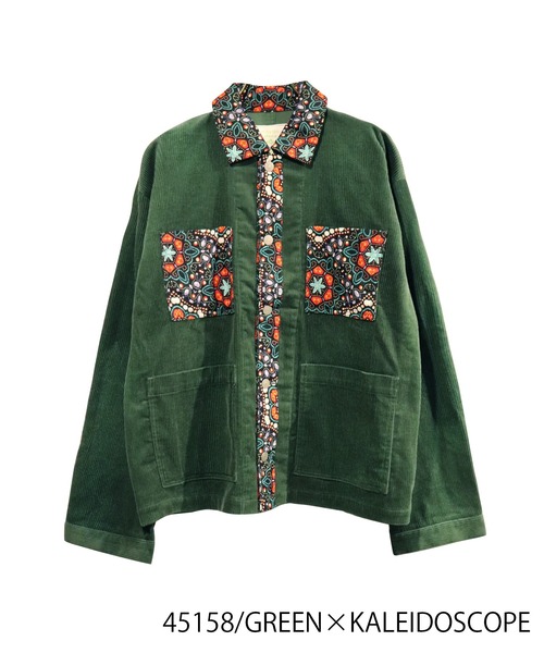 moyan ecri(モヤン エクリ)の「<moyan ecri>コーデュロイワークジャケットCORDUROY WORK JACKET(カバーオール・メンズ・ブラウン系その他/グリーン系その他/ブラック系その他・L/M)」の12枚目の写真