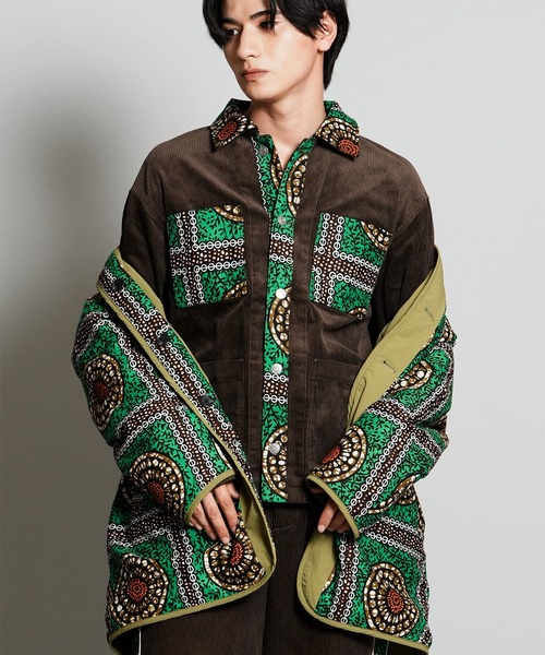 moyan ecri(モヤン エクリ)の「<moyan ecri>コーデュロイワークジャケットCORDUROY WORK JACKET(カバーオール・メンズ・ブラウン系その他/グリーン系その他/ブラック系その他・L/M)」の15枚目の写真