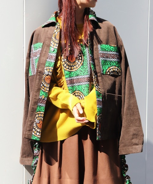 moyan ecri(モヤン エクリ)の「<moyan ecri>コーデュロイワークジャケットCORDUROY WORK JACKET(カバーオール・メンズ・ブラウン系その他/グリーン系その他/ブラック系その他・L/M)」の16枚目の写真
