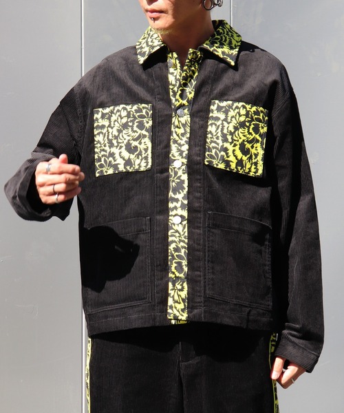 moyan ecri(モヤン エクリ)の「<moyan ecri>コーデュロイワークジャケットCORDUROY WORK JACKET(カバーオール・メンズ・ブラウン系その他/グリーン系その他/ブラック系その他・L/M)」の22枚目の写真