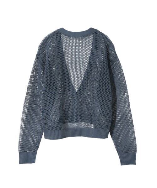 MIDIUMISOLID(ミディウミソリッド)の「MIDIUMISOLID for Ladies メッシュショートカーディガン(カーディガン/ボレロ・レディース・ネイビー/オフホワイト/ピンク・FREE)」の18枚目の写真