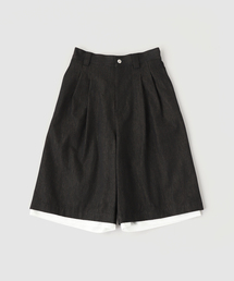 PULP/417EDIFICE（パルプフォーワンセブンエディフィス）の「SULVAM / サルバム デニムイージーハーフパンツ（デニムパンツ）」