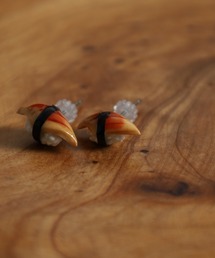 JOSSDROPS（ジョズドロップス）の「JOSSDROPS 両耳 2点セット 金属アレルギー対応 チタンポスト ピアス お寿司 モチーフ 日本製  男女兼用（ピアス（両耳用））」