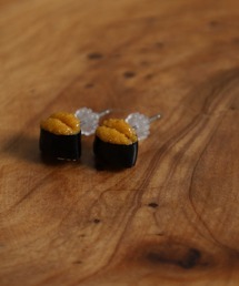 JOSSDROPS（ジョズドロップス）の「JOSSDROPS 両耳 2点セット 金属アレルギー対応 チタンポスト ピアス お寿司 モチーフ 日本製  男女兼用（ピアス（両耳用））」