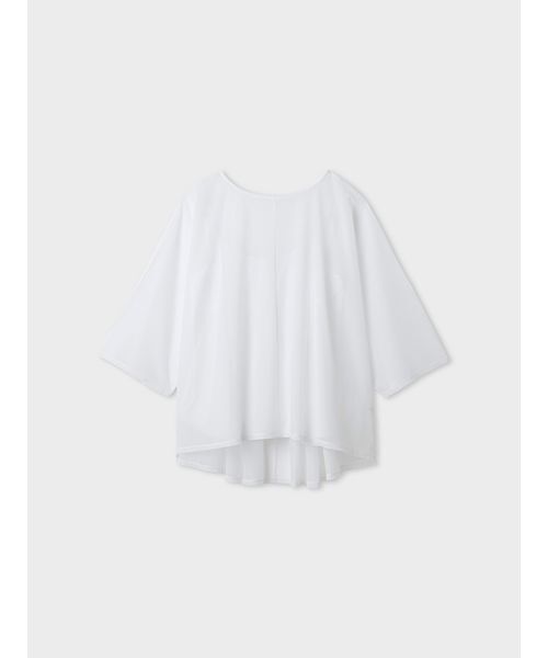 MIESROHE(ミースロエ)の「【洗える】ドルマンスリーブカットプルオーバー(Tシャツ/カットソー・レディース・ブラック/ホワイト・F)」の16枚目の写真
