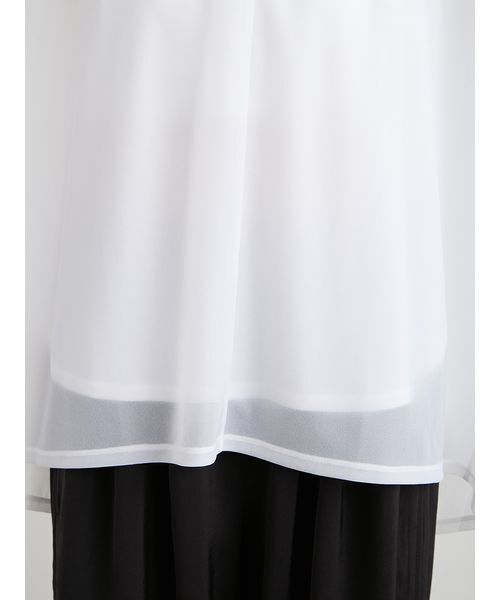 MIESROHE(ミースロエ)の「【洗える】ドルマンスリーブカットプルオーバー(Tシャツ/カットソー・レディース・ブラック/ホワイト・F)」の9枚目の写真