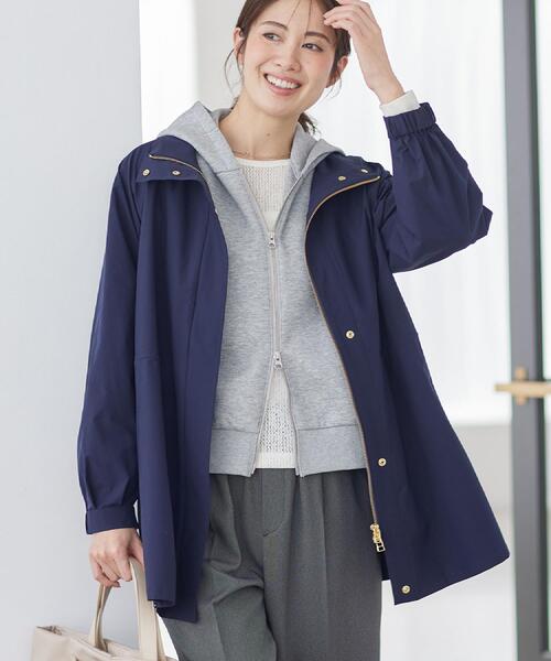 Reflect（リフレクト）の「【インナーにおすすめ◎】クルーネックレースジャージトップス（Tシャツ/カットソー・レディース・ブラック/アイボリー・11/09）」の3枚目の写真