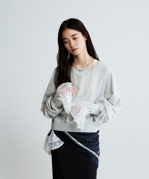 JEANASIS(ジーナシス)の「4レンMIXチェーンネックレス/638319(ネックレス・レディース・ゴールド系その他/シルバー・FREE)」の3枚目の写真