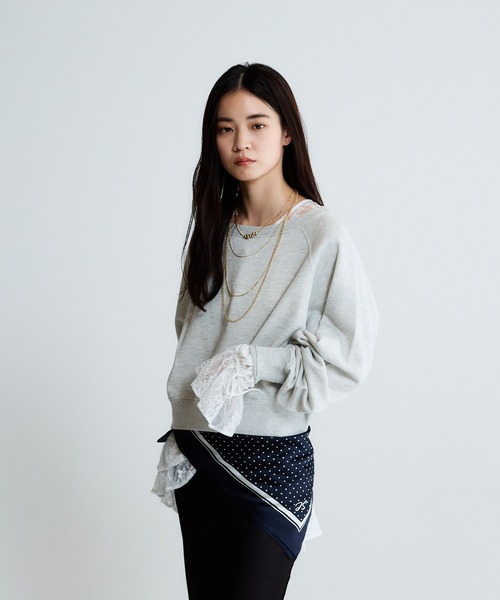 JEANASIS(ジーナシス)の「4レンMIXチェーンネックレス/638319(ネックレス・レディース・ゴールド系その他/シルバー・FREE)」の4枚目の写真