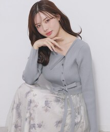 index（インデックス）の「ドッキングニットワンピース【洗濯機OK/抗ピル】（ワンピース）」