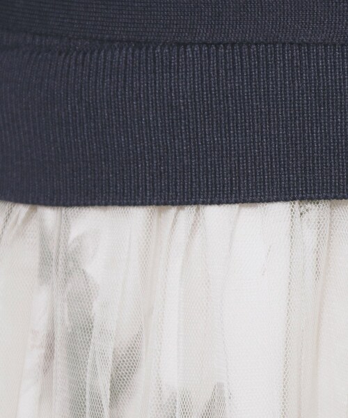 index（インデックス）の「ドッキングニットワンピース【洗濯機OK/抗ピル】（ワンピース・レディース・ベージュ系その他7/ネイビー系4/ブルー系9・42/40/38/36）」の12枚目の写真