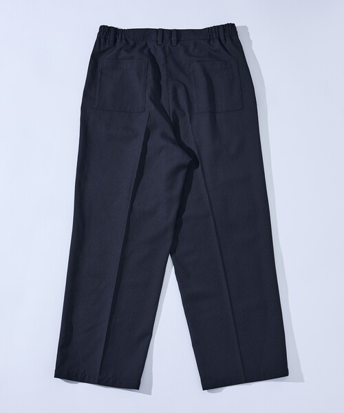 ABAHOUSE（アバハウス）の「ピンストライプ ワイドストレート イージースラックス / ワイドパンツ（スラックス・メンズ・グレー/ネイビー/ダークネイビー・48/46/44）」の11枚目の写真