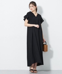 slattgir（スラットジール）の「高身長　【スラモコラボ企画】シャーリングワンピース（トールサイズ）（ワンピース）」