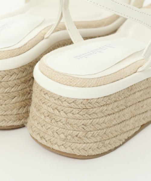 Andemiu（アンデミュウ）の「ジュウトアツゾコサンダル450783（サンダル・レディース・ブラック・LARGE）」の11枚目の写真