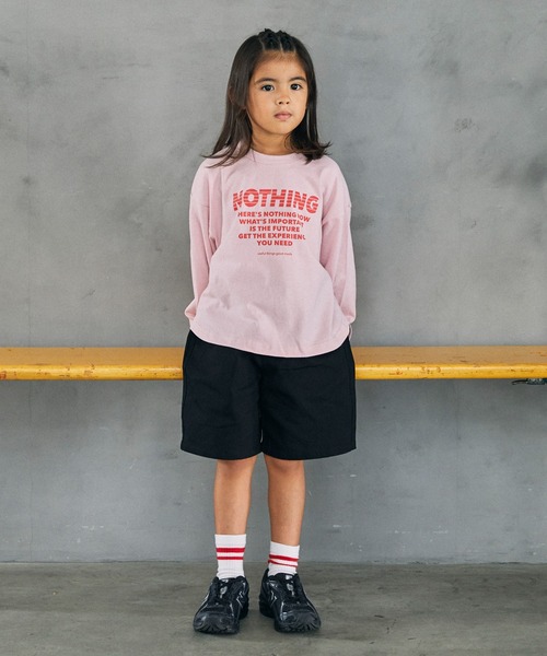 A BAG OF CHIPS（アバッグオブチップス）の「GENERATOR/ジェネレーター NOTHING L/S Tシャツ（Tシャツ/カットソー・キッズ・チャコールグレー/ホワイト/ピンク・M/L/XL）」の10枚目の写真