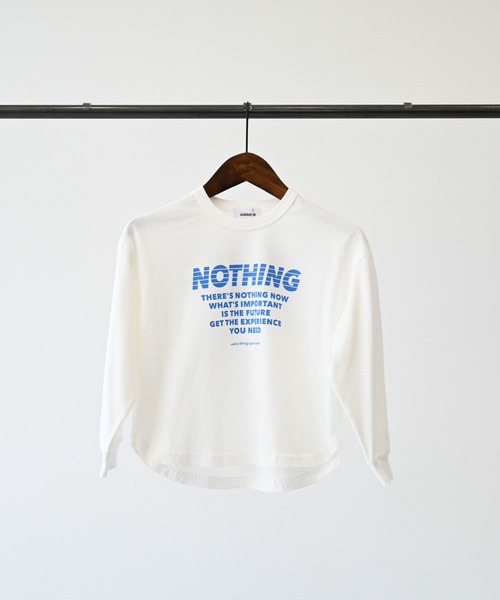A BAG OF CHIPS（アバッグオブチップス）の「GENERATOR/ジェネレーター NOTHING L/S Tシャツ（Tシャツ/カットソー・キッズ・チャコールグレー/ホワイト/ピンク・M/L/XL）」の16枚目の写真