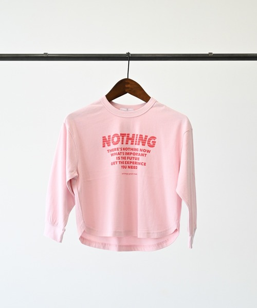A BAG OF CHIPS（アバッグオブチップス）の「GENERATOR/ジェネレーター NOTHING L/S Tシャツ（Tシャツ/カットソー・キッズ・チャコールグレー/ホワイト/ピンク・M/L/XL）」の18枚目の写真
