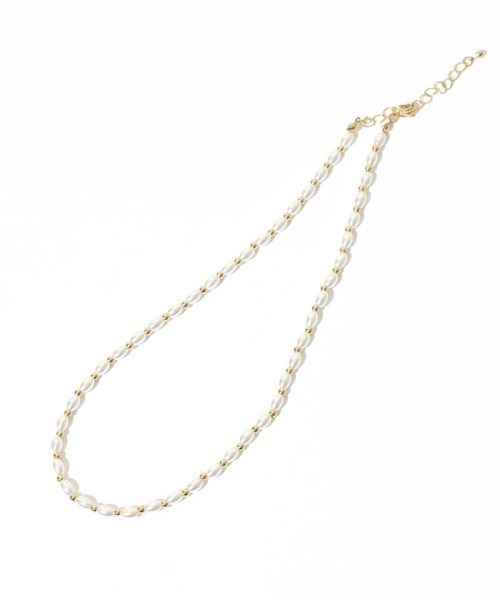 flower（フラワー）の「パールグレースネックレス（ネックレス・レディース・ゴールド/シルバー・FREE）」の2枚目の写真