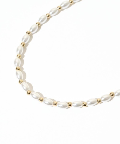 flower（フラワー）の「パールグレースネックレス（ネックレス・レディース・ゴールド/シルバー・FREE）」の4枚目の写真