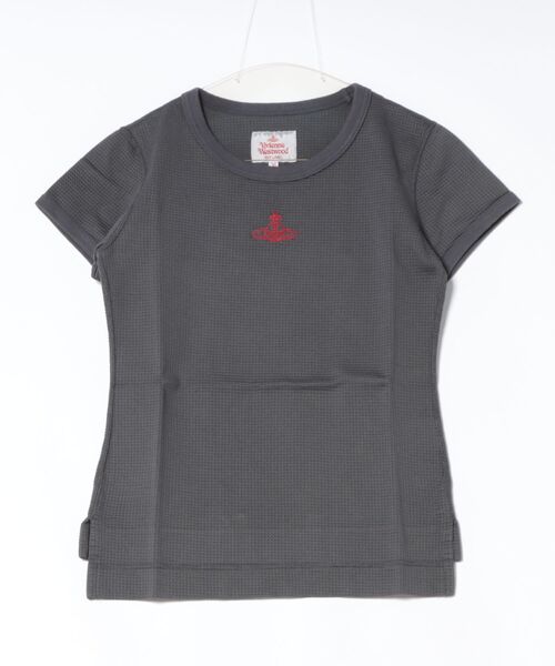 Vivienne Westwood（ヴィヴィアンウエストウッド）の「変形ワッフルコンパクトＴシャツ（Tシャツ/カットソー・レディース・ブラック/ピンク/チャコールグレー・38/40/36）」の2枚目の写真